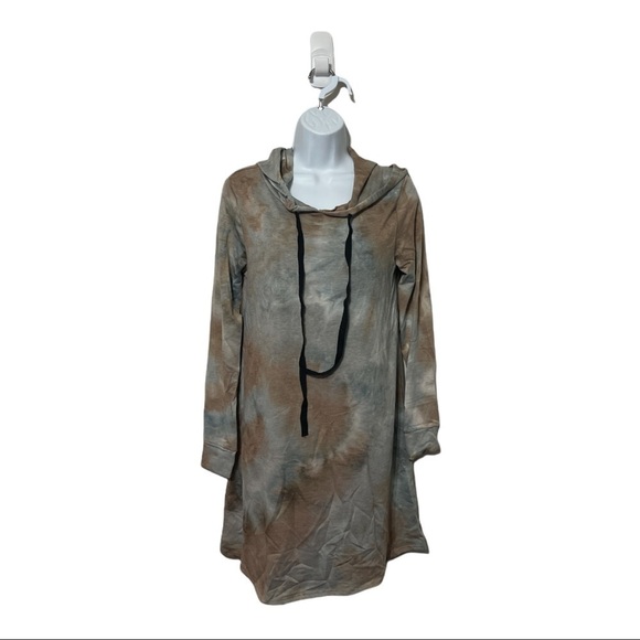 TIE-DYE Hoodie Dress Size M - Picture 1 of 5